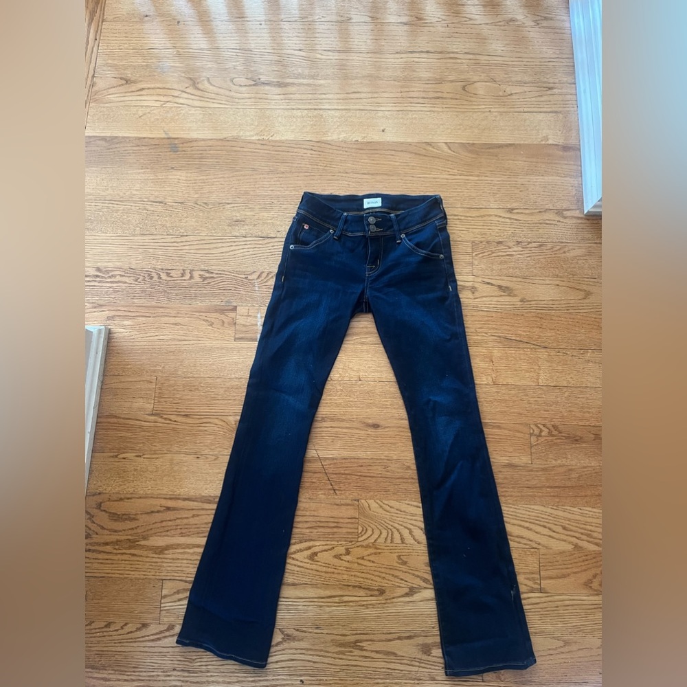 Hudson jeans dark blue Beth petite baby boot jeans